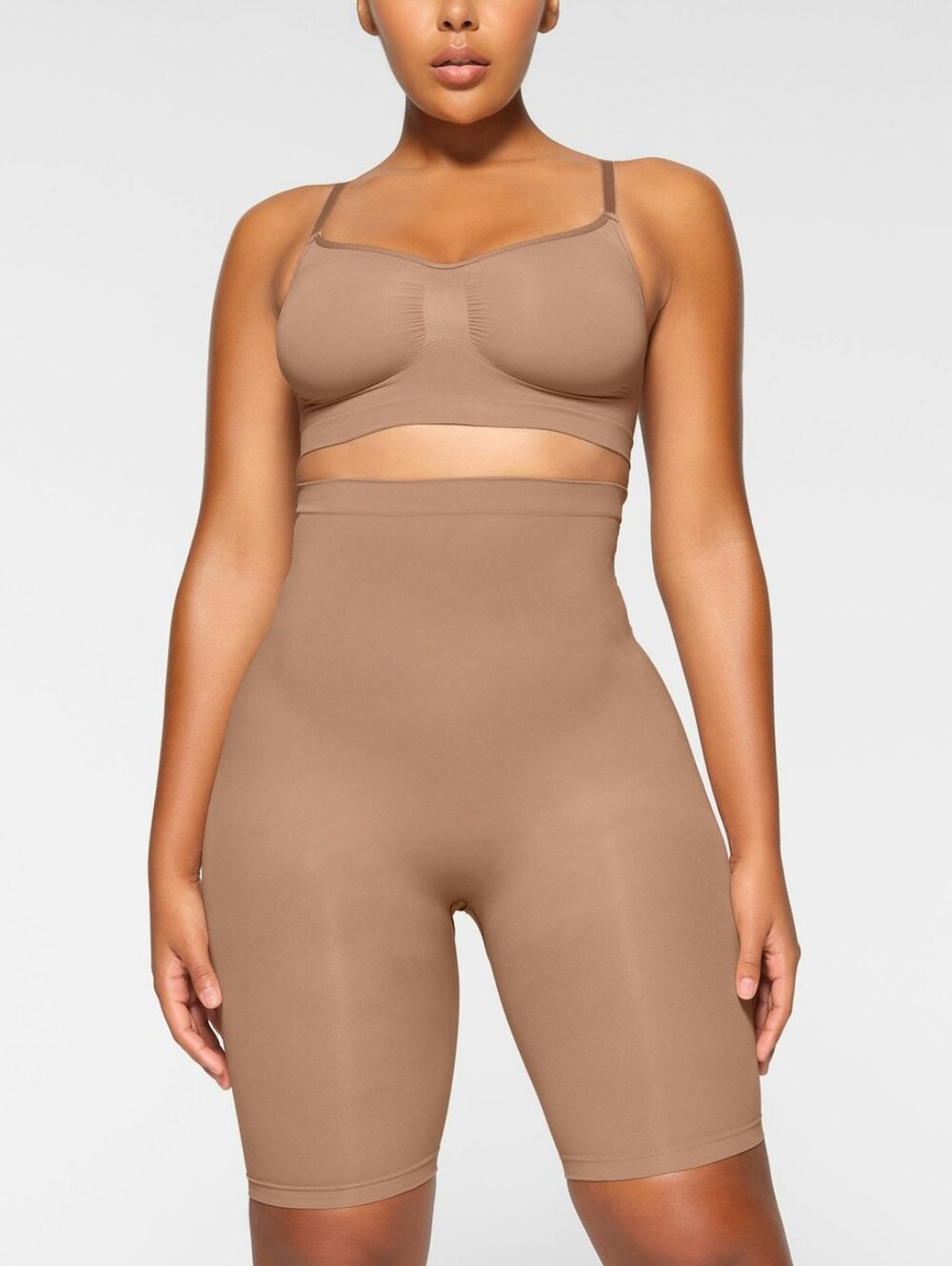 Skims Seamless Sculpt High-Waisted Above The Knee Short